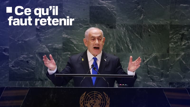 Sifflets, Gaza, Liban... Ce qu'il faut retenir du discours de Netanyahu devant les Nations unies