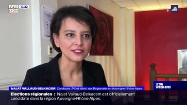 Auvergne-Rhône-Alpes: Najat Vallaud-Belkacem explique les raisons de sa candidature aux Régionales