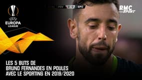Les 5 buts de Bruno Fernandes en poules avec le Sporting en 2019/2020