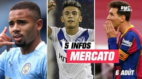 Messi, Almada, Jesus... Les 5 infos mercato du 6 août à la mi-journée  