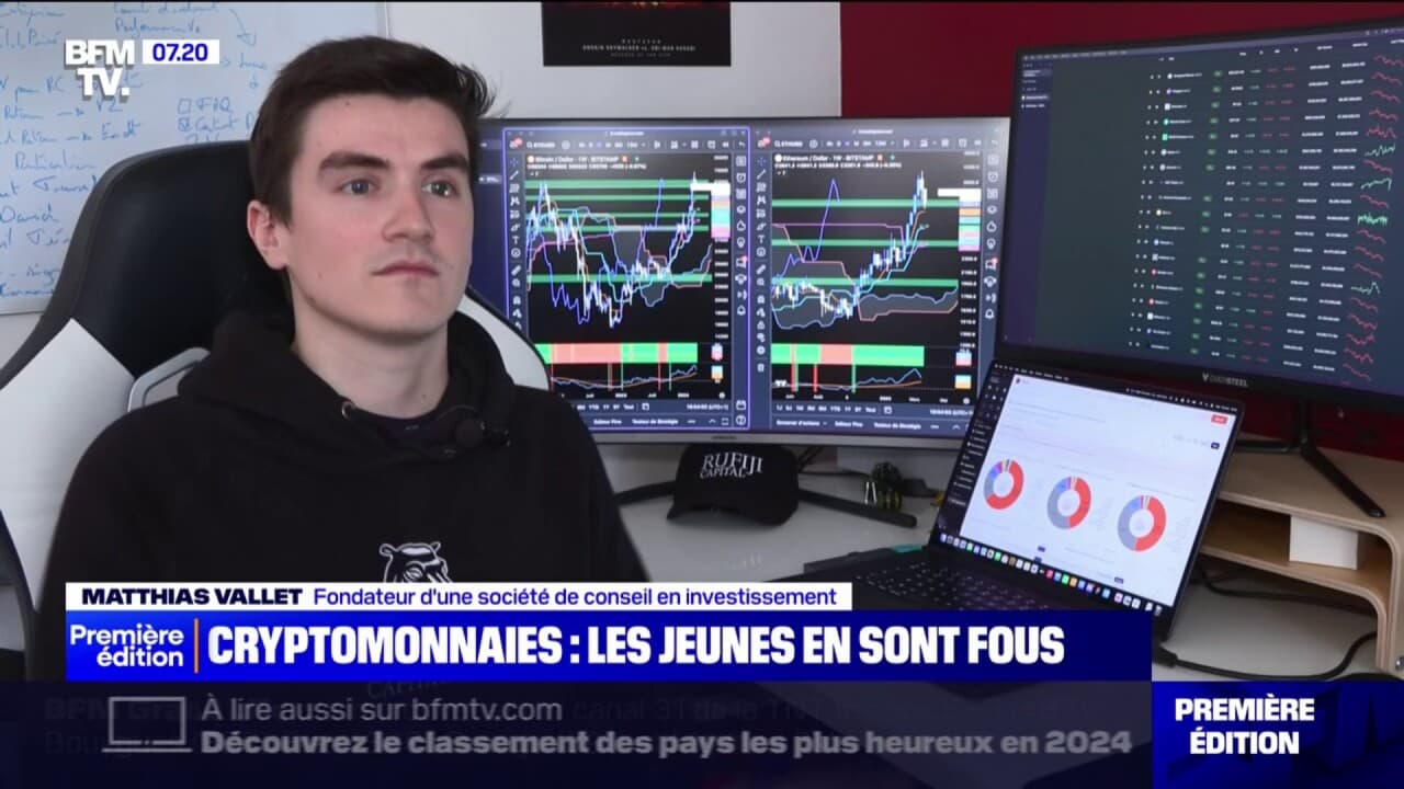 Cryptomonnaies: 22% des nouveaux investisseurs ont moins de 25 ans