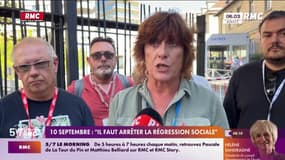Manifestation du 10 septembre: "Il faut arrêter la régression sociale", déclare Nathalie Marchand, secrétaire générale CGT de l'AP-HP