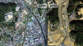 Les villes côtières du nord-est du Japon ont énormément souffert du tsunami, et les cicatrices y sont encore extrêmement visibles.