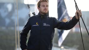 Stéphane Le Diraison a démâté pour son premier Vendée Globe.