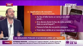 On n'a pas osé vous en parler : Les meilleures phrases d'accroche après un "match" - 25/03