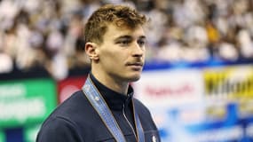 Maxime Grousset lors des Mondiaux de natation 2023 au Japon