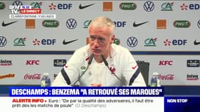 Didier Deschamps: "Il y a une bulle sanitaire qui est préconisée, le contact avec l'extérieur est interdit" pour les joueurs