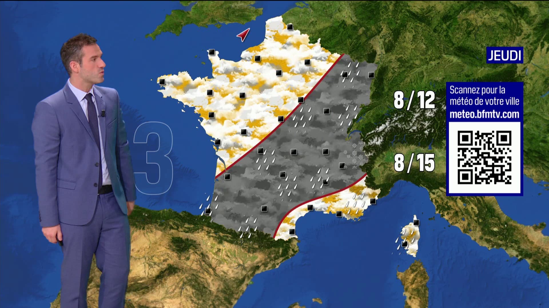 La météo du jeudi 9 novembre 2023. La météo du jeudi 9 novembre 2023.