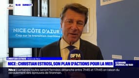 Nice: le maire Christian Estrosi annonce plusieurs mesures pour la mer