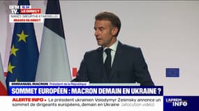 Sommet européen: "Nous ne pouvons pas réussir tout seul", assure Emmanuel Macron
