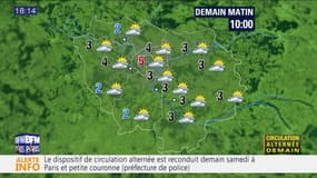 Météo Paris Ile-de-France du vendredi 16 décembre 2016: Temps ensoleillé avec quelques nuages en soirée