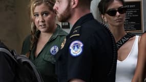 Amy Schumer et Emily Ratajkowski, le 4 octobre à Washington