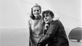 Alain Delon et Romy Schneider en 1968.