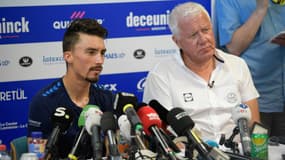 Patrick Lefevere et Julian Alaphilippe