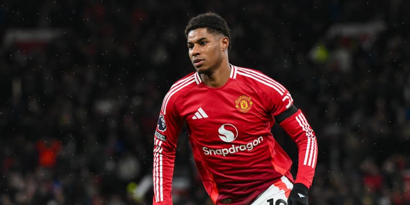 Marcus Rashford lors du match Manchester United-Nottingham Forest (2-3, Premier League), le 7 décembre 2024