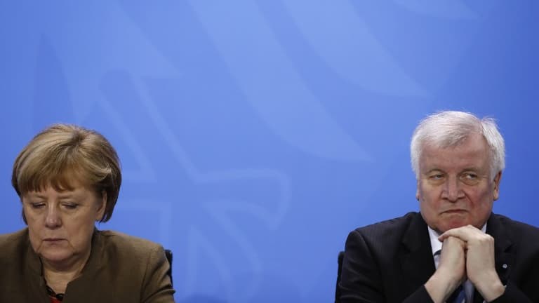 Angela Merkel et Horst Seehofer en 2016 (Photo d'illustration)