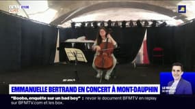 La violoncelliste Emmanuelle Bertrand en concert à Mont-Dauphin