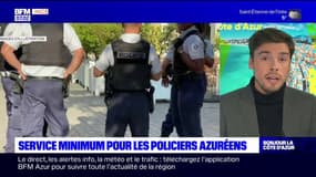 Alpes-Maritimes: les policiers prévoient un service minimum ce jeudi