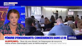 Recours aux contractuels: pour la rectrice de l'Académie de Nice, "c'est un phénomène très classique"