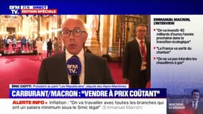 Interview d'Emmanuel Macron: "Ce soir, c'était une intervention pour rien", affirme Éric Ciotti