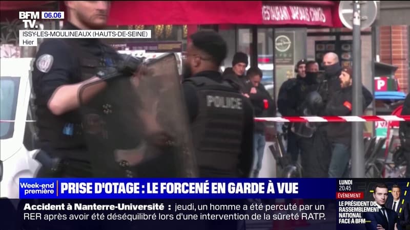 Prise d'otage à Issy-les-Moulineaux: le forcené est en garde à vue