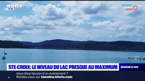 Le niveau du lac de Sainte-Croix remonte grâce aux récentes précipitations