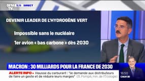 Plan "France 2030": nucléaire, hydrogène vert, aéronautique, voitures électriques…Où iraient les 30 milliards?f