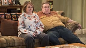 Roseanne Barr et John Goodman dans Roseanne