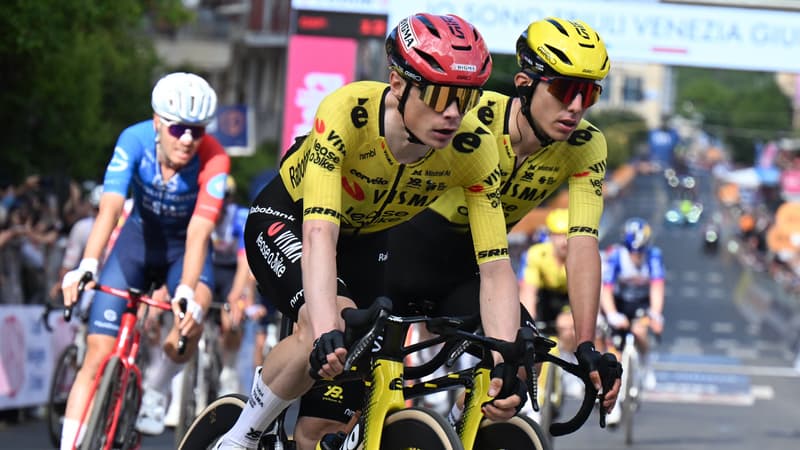 Jonas Vingegaard avec Visma Lease a Bikesur le Giro le 12 mai 2026 2285403
