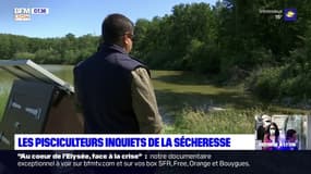 Rhône: les pisciculteurs s'inquiètent pour la sécheresse