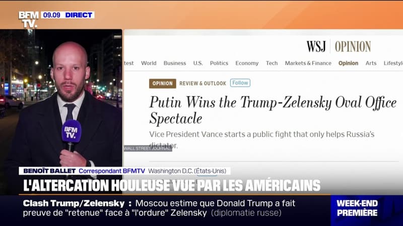 Réunion entre Donald Trump et Volodymyr Zelensky: l'altercation entre les deux présidents divise la classe politique américaine