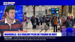 Marseille: "il faut imaginer des liaisons transversales" pour les trains de nuit, selon un collectif