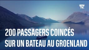   Au Groenland, un bateau avec plus de 200 passagers à bord est coincé depuis plusieurs jours  