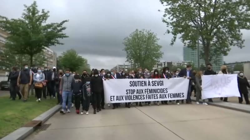 Marche blanche de soutien à Sevgi, victime d'une tentative de féminicide à Metz