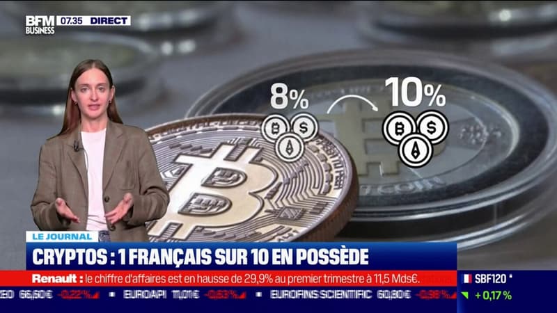 Cryptos: 1 Français sur 10 en possède malgré une année 2022 compliquée