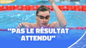 JO 2024 / Natation :"Ce n'est pas le résultat attendu" la décéption de Grousset après sa cinquième place
