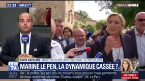Marine Le Pen chahutée dans le Var: "Les organisateurs avaient réussi à rameuter les punks à chiens et les nervis gauchistes", David Rachline