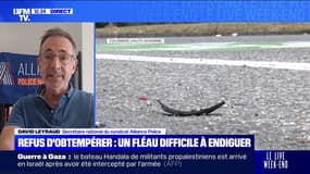 "Les refus d'obtempérer c'est un toutes les 17 minutes", dévoile David Leyraud (syndicat Alliance Police)