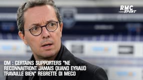 OM : Certains supporters "ne reconnaîtront jamais quand Eyraud travaille bien" regrette Di Meco