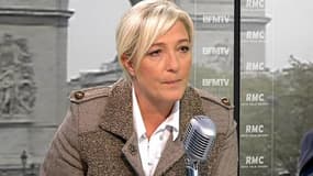 Marine Le Pen, ce mercredi sur RMC/BFMTV
