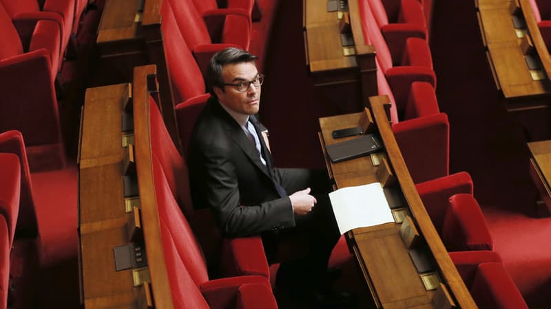 Thomas Thévenoud le 28 novembre 2014 à l'Assemblée nationale.