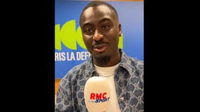 William Gomis au micro de RMC Sport en marge du DTR Fight, 7 décembre 2024