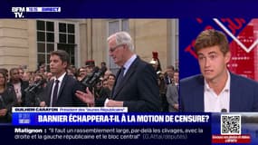 Guilhem Carayon (Jeunes Républicains): "C'est la moins pire des solutions qui a été choisie avec Michel Barnier"