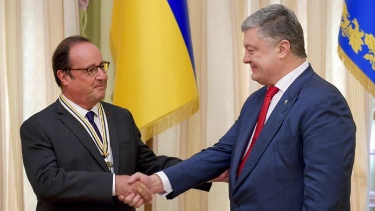 François Hollande et Petro Porochenko.