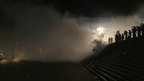 Des affrontements entre les forces et de l'ordre et des supporters marseillais le Vélodrome