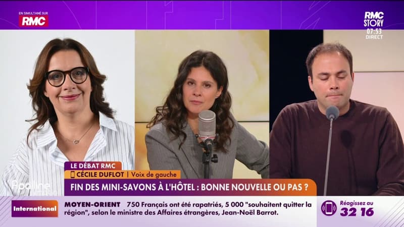 Débat RMC - Fin des mini-savons à l'hôtel : bonne nouvelle ou pas?