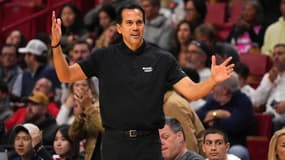 Erik Spoelstra, le coach du Heat de Miami, le 18 décembre 2023