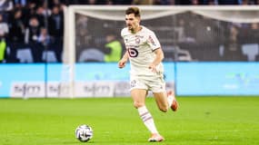 Thomas Meunier avec le LOSC lors du match de Ligue 1 au Havre, le 30 novembre 2025.