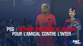 PSG : Neymar pas dans le groupe pour l’amical contre l’Inter