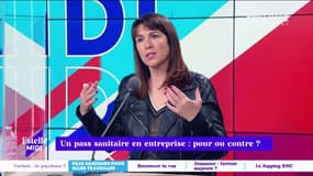 Un pass sanitaire en enterprise : pour ou contre ? "Pour moi le pass sanitaire n'est ni un luxe ni une option, j'ai envie de venir au travail en toute sécurité." dit Emmanuelle Dancourt. 
